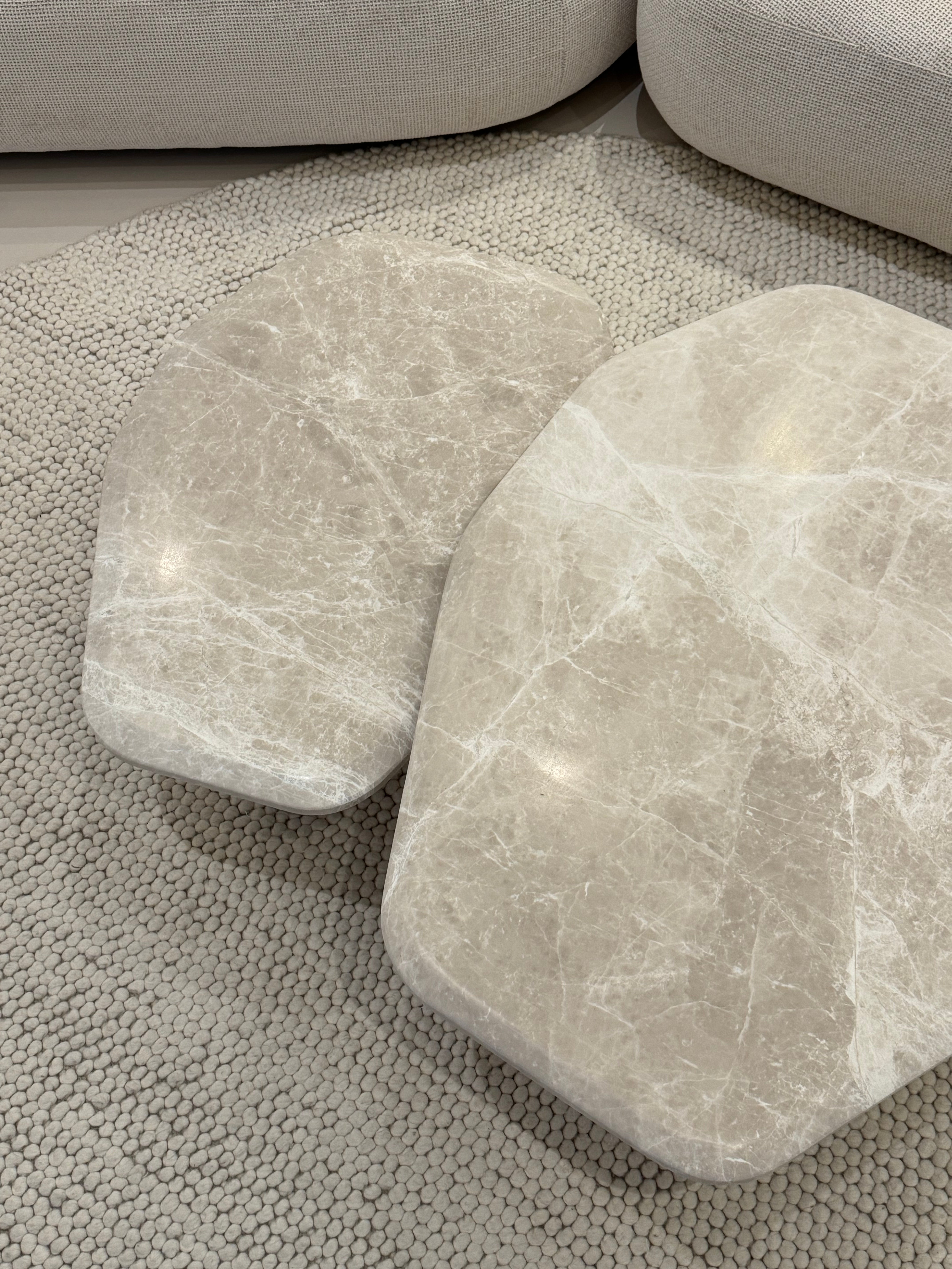 Aura Champagne Cream Marmeren Salontafel