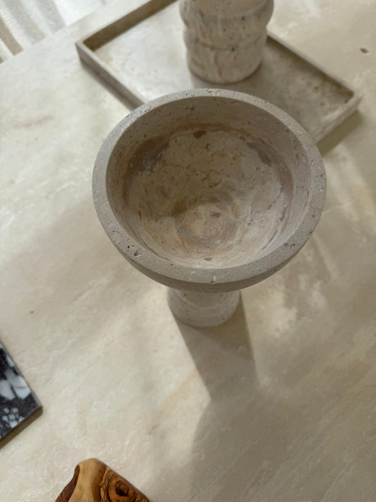 Travertin Design Vase