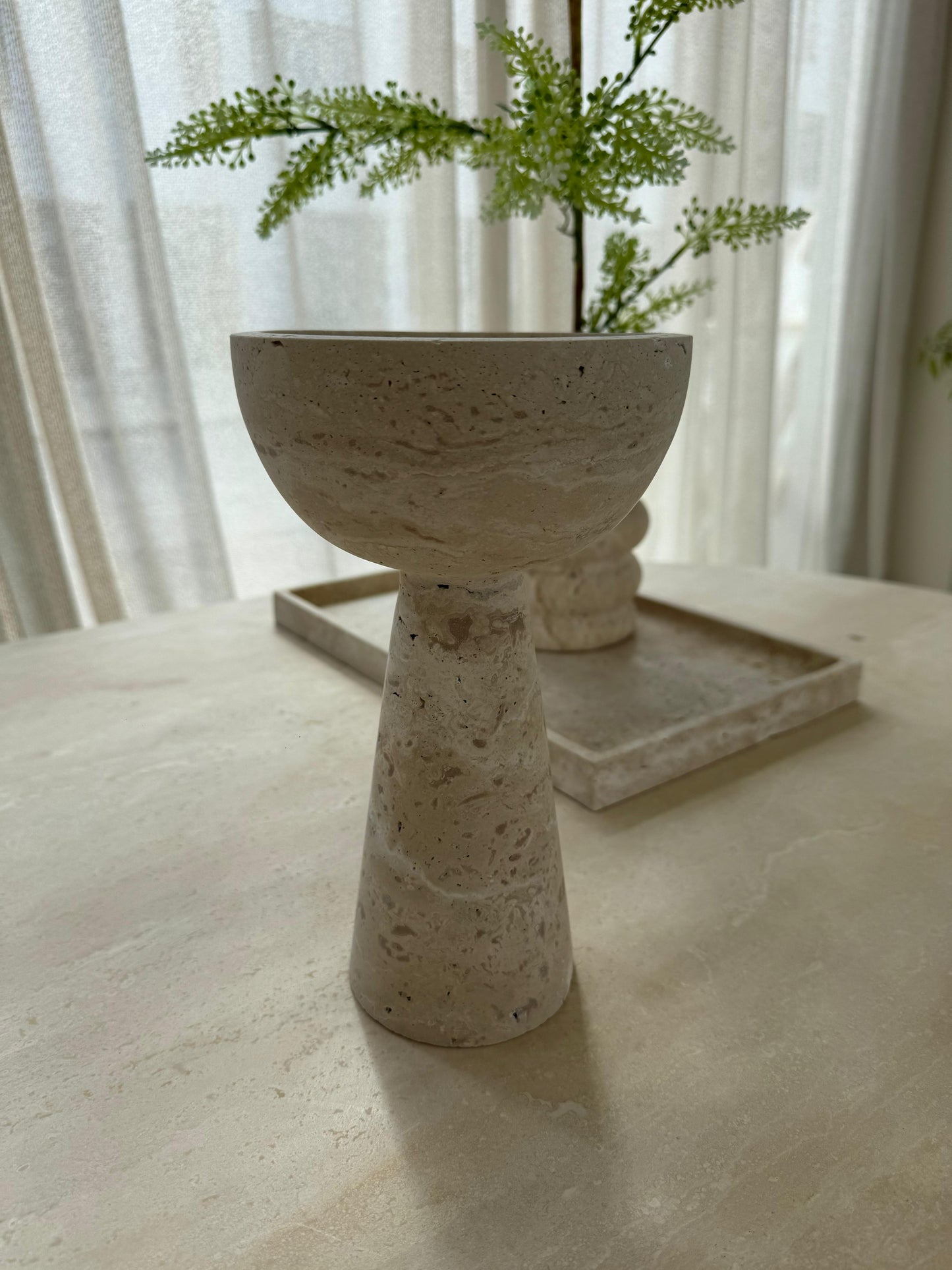 Travertin Design Vase