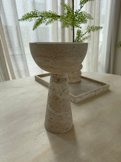 Travertin Design Vase