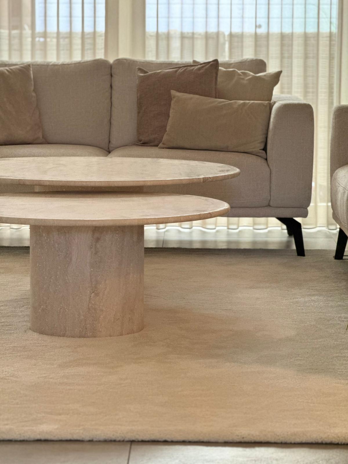 Polo Travertin Ronde Salontafel