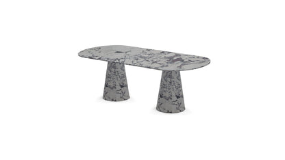 Luna | Marble Oval Dining Table