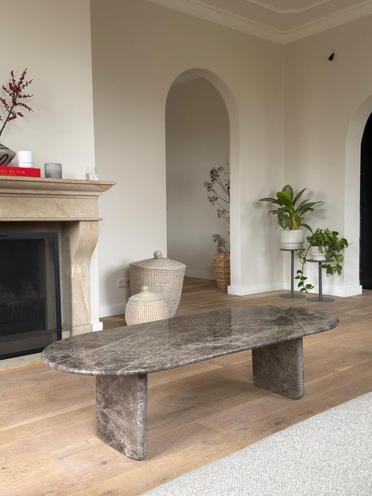 Marmeren salontafel | Dark Emperador